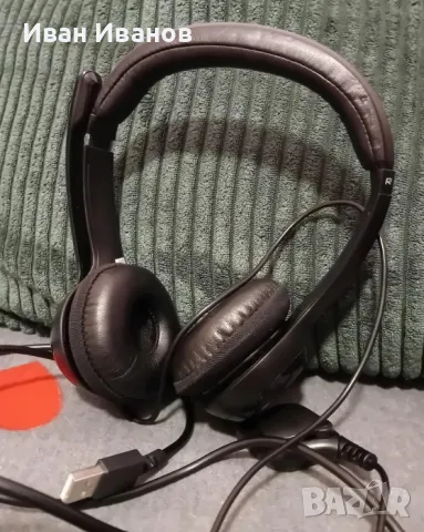 Чисто нови слушалки Logitech H390, снимка 7 - Слушалки за компютър - 49757786