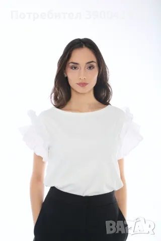 Дамски Топ Zelinda - Бял, снимка 1