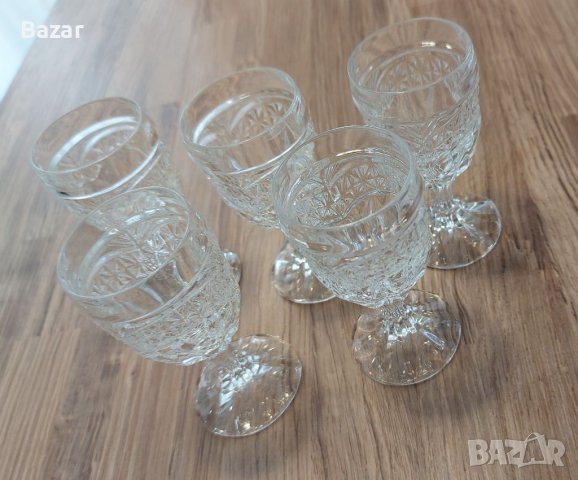 5 малки кристални чаши, снимка 3 - Чаши - 37746890