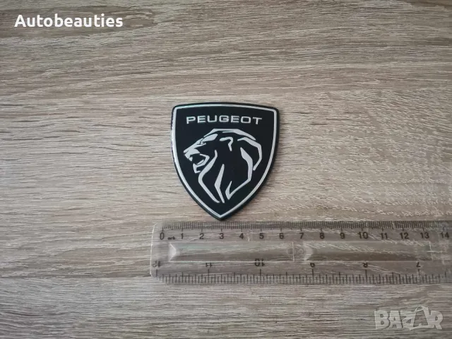 стикер Пежо Peugeot с новото лого среден размер, снимка 4 - Аксесоари и консумативи - 48111414
