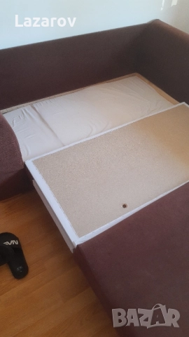 Разтегателен диван и разтегателен фотьойл с ракли и матраци за 250 лева, снимка 4 - Дивани и мека мебел - 51868735
