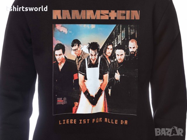 Нов детски суичър с дигитален печат на музикалната група Rammstein, Рамщайн - Liebe ist für alle da, снимка 3 - Детски анцузи и суичери - 34589676