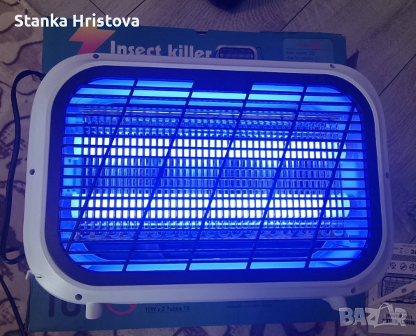 Уред/ лампа против насекоми 20w., снимка 2 - Други - 53413321