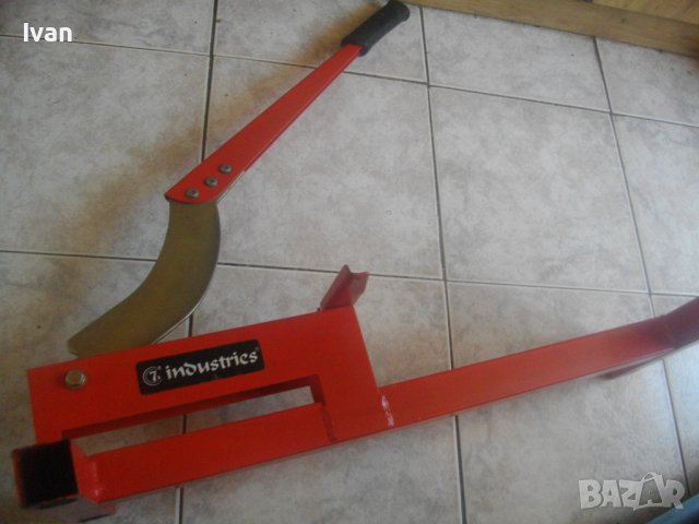 Нова Ръчна Гилотина-Машина Рязане Ламиниран Паркет/Ламинат-INDUSTRIES-740мм/770 мм-Черна Немска, снимка 6 - Други инструменти - 37465650