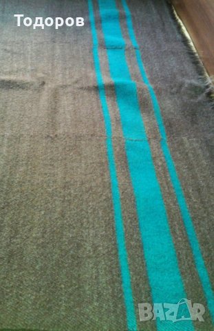 Домашно тъкано одеяло от чиста вълна, снимка 2 - Олекотени завивки и одеяла - 29523758