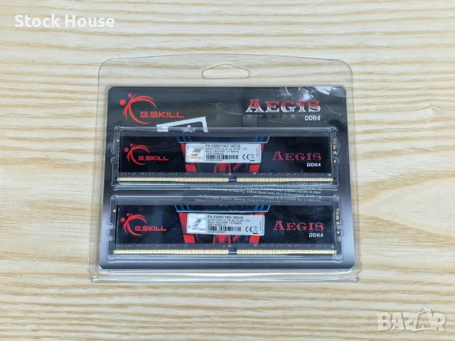 ⚠️Нова 16GB DDR4 кит kit G.Skill Aegis 3200Mhz, снимка 3 - RAM памет - 47756412