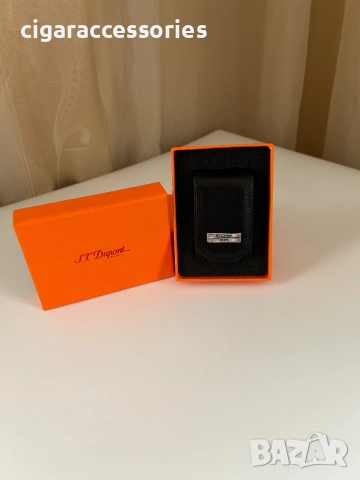 S.T. Dupont Ligne 2 – оригинален кожен калъф за запалка, снимка 5 - Табакери - 52455416