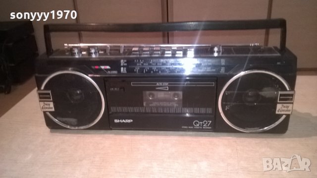 sharp qt-27h-колекционерски-внос швеицария, снимка 5 - Радиокасетофони, транзистори - 26413398