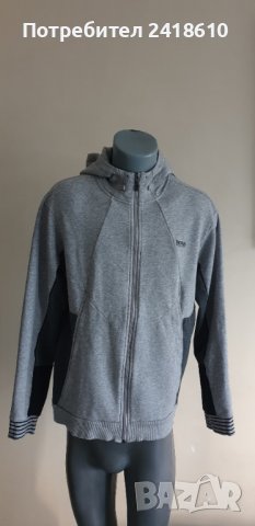 Hugo Boss Saggy Hoodie Full Zip Regular Fit Mens Size XL ОРИГИНАЛ! Суичер с цял Цип!, снимка 9 - Спортни дрехи, екипи - 43020673