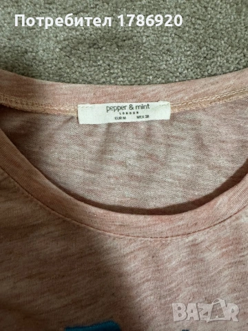 🌸 Дамска блуза с дълъг ръкав "Enjoy the Ride" - Pepper & Mint London 🚴‍♀️, снимка 3 - Блузи с дълъг ръкав и пуловери - 25095507