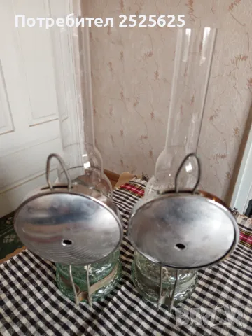 Стари газени лампи - номер 5, снимка 4 - Декорация за дома - 40447326