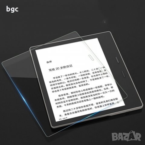 Стъклен Закален Протектор за Amazon Kindle Oasis 7" 2017-2019, снимка 3 - Електронни четци - 26379745