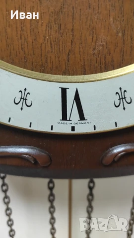 Стенен механичен часовник, снимка 3 - Стенни часовници - 51196919