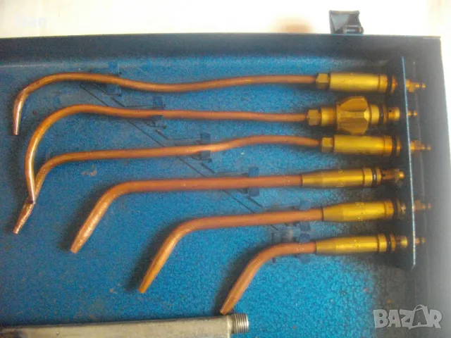 ОКСИЖЕНЕН КОМПЛЕКТ РЕЗАК ГОРЕЛКИ ДРЪЖКА БРЕНЕР КОЛЕСАР ДЮЗИ ЗА ГАЗО-КИСЛОРОДНО РЯЗАНЕ ЗАВАРЯВАНЕ , снимка 9 - Други инструменти - 49636849