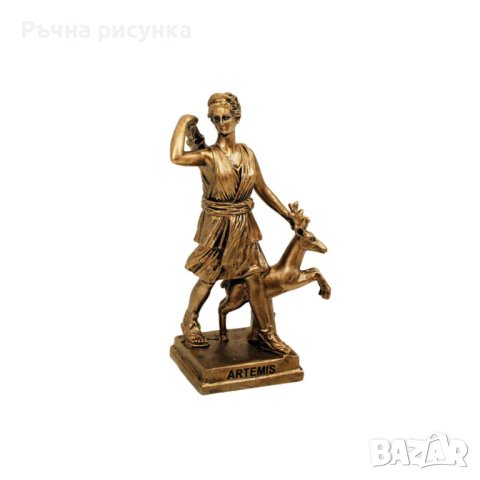 Наличен-Комплект сувенири за ловец-часовник ,10 броя запалки и статуетка Артемида, снимка 3 - Декорация за дома - 43395080