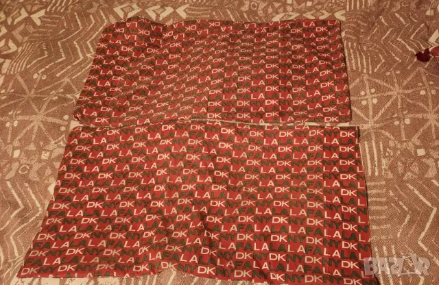 Спално бельо Donna Karan DKNY червено, снимка 2 - Спално бельо - 49404442