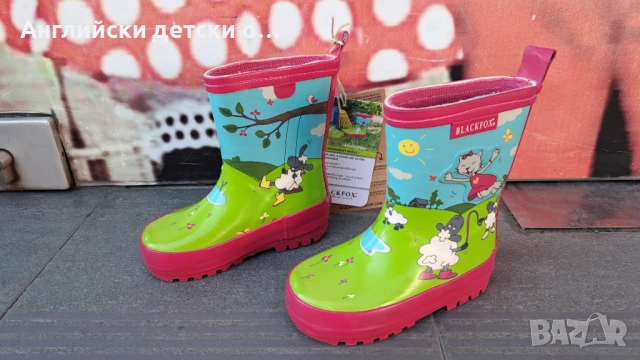 Английски детски гумени ботуши, снимка 4 - Детски боти и ботуши - 52412548