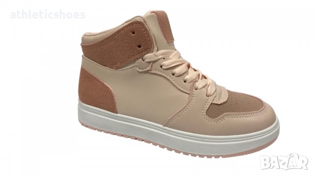 Дамски кожени кецове в розово 