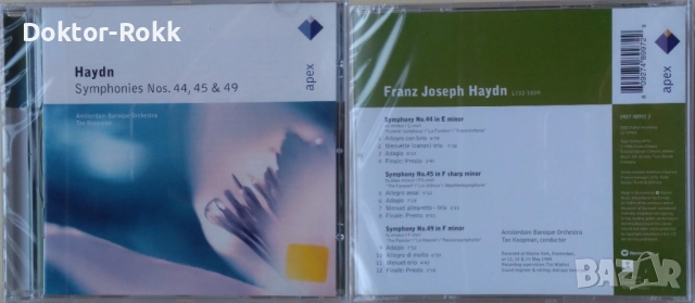 Handel & Haynd - оригинални дискове с класическа музика, снимка 4 - CD дискове - 51851540