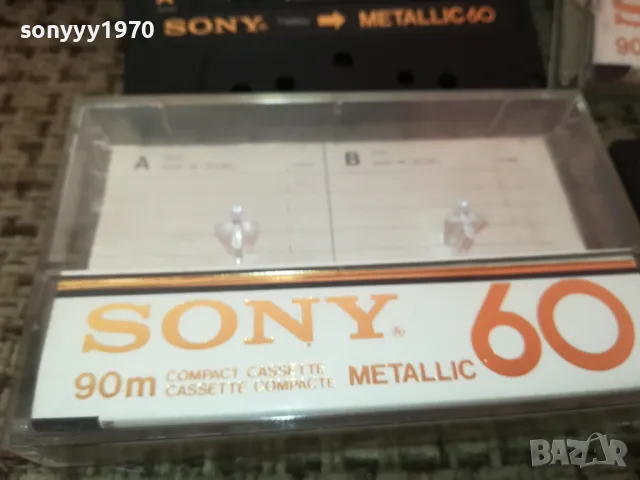 SONY-JAPAN TAPE METALLIC 60 1612241519, снимка 4 - Аудио касети - 48366997