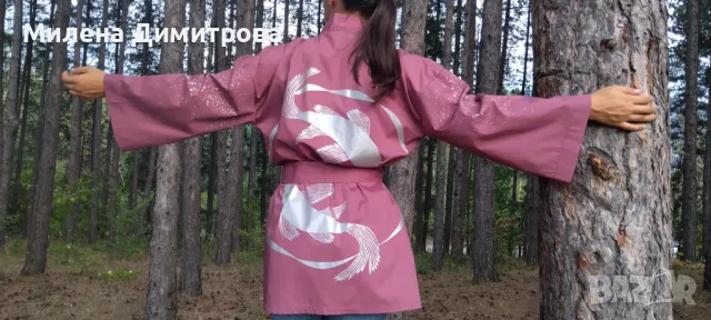 Ръчно рисувани кимона от поплин , снимка 7 - Сака - 48880401