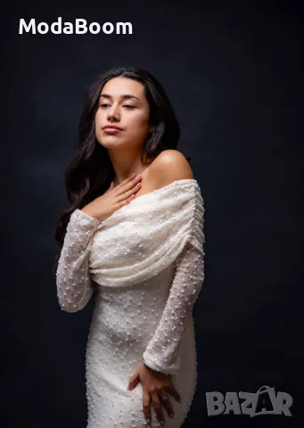 Дълга дамска рокля , снимка 3 - Рокли - 48371456