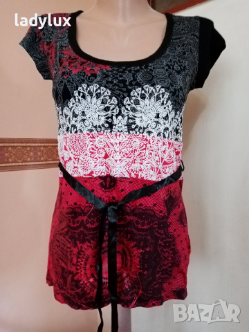 Desigual, Оригинална, Размер S. Код 1709, снимка 11 - Тениски - 36572260