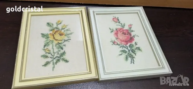 стари гоблени с рамки , снимка 4 - Антикварни и старинни предмети - 48563130