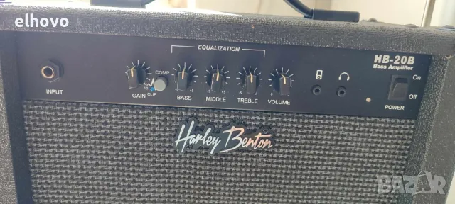 Усилвател за китара Harley Benton HB-20B, снимка 9 - Ресийвъри, усилватели, смесителни пултове - 47419360