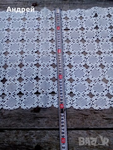 Стара плетена покривка #17, снимка 3 - Антикварни и старинни предмети - 28946225
