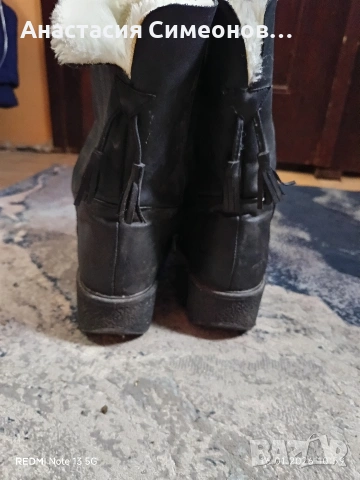 Дамски ботуши на платформа , снимка 2 - Дамски ботуши - 53118841