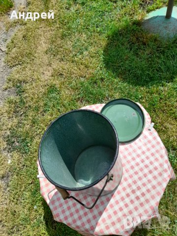 Стара Емайлирана Кофа,Котленка #2, снимка 5 - Антикварни и старинни предмети - 33146762