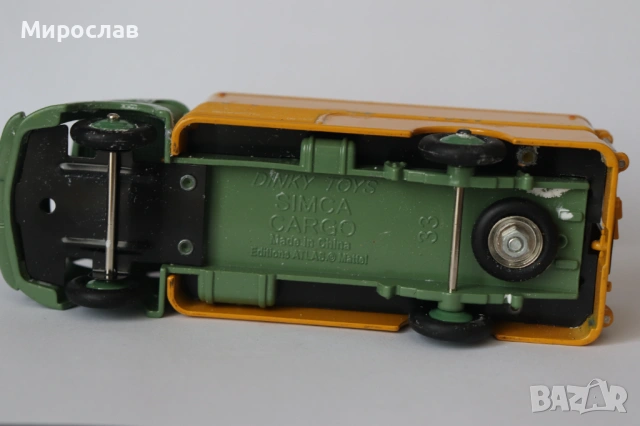 DINKY TOYS SIMCA CARGO КАМИОН МОДЕЛ КОЛИЧКА, снимка 8 - Колекции - 53142766