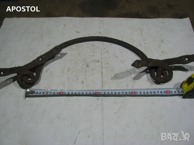 кована стара дръжка за котле, снимка 2 - Антикварни и старинни предмети - 52540652