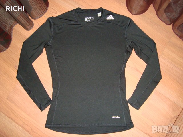 ADIDAS TECHFIT - Блуза компресионна, снимка 3 - Спортни дрехи, екипи - 27080958