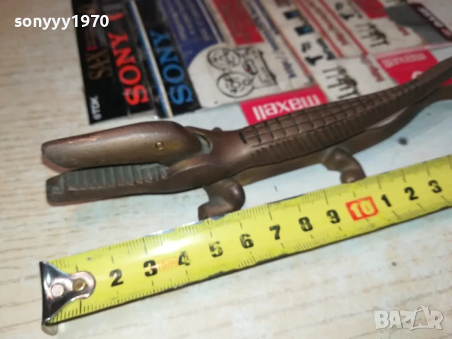 КРОКОДИЛ-МЕД МЕСИНГ 2106251927, снимка 11 - Антикварни и старинни предмети - 50749514