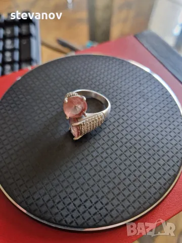 дамски сребърен пръстен