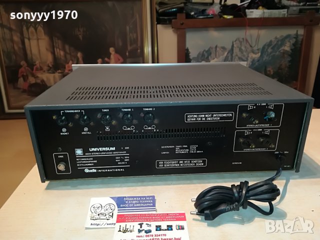 universum v3585 stereo amplifier-2x100w germany 2406211128, снимка 14 - Ресийвъри, усилватели, смесителни пултове - 33318583