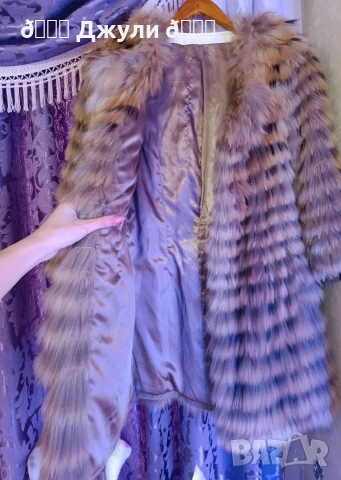 Палто от сребърна лисица, снимка 6 - Палта, манта - 53091213