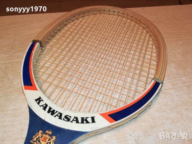 KAWASAKI-MADE BY K.KАWASAKI RACKET-SWISS 0512211257, снимка 12 - Колекции - 35034980