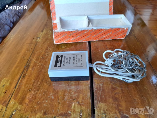 Стар телефонен адаптер Stuzzi, снимка 3 - Други ценни предмети - 37848837