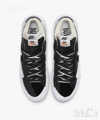 Мъжки обувки Nike x sacai Blazer Low - номер 46, снимка 6 - Спортни обувки - 36873794