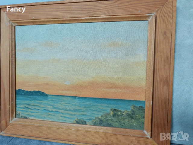 Картина върху платно 52/42 г, снимка 4 - Антикварни и старинни предмети - 52696718