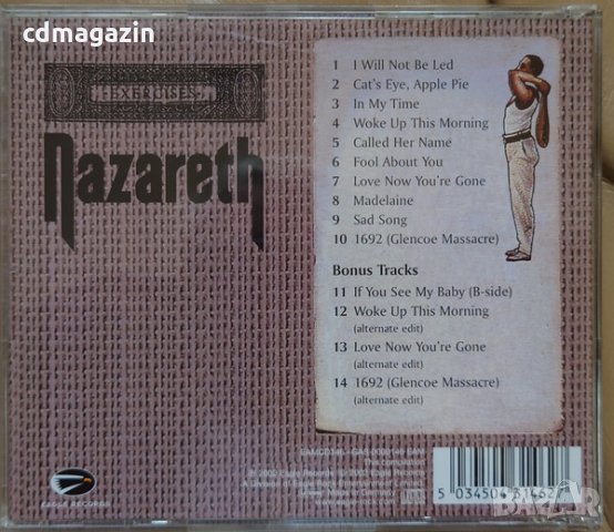 Компакт дискове CD Nazareth – Exercises, снимка 2 - CD дискове - 34637358
