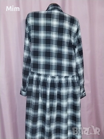 Рокля каре с дълъг ръкав , снимка 5 - Рокли - 53600903