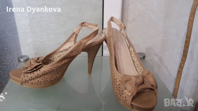 Сандали на висок ток, снимка 1