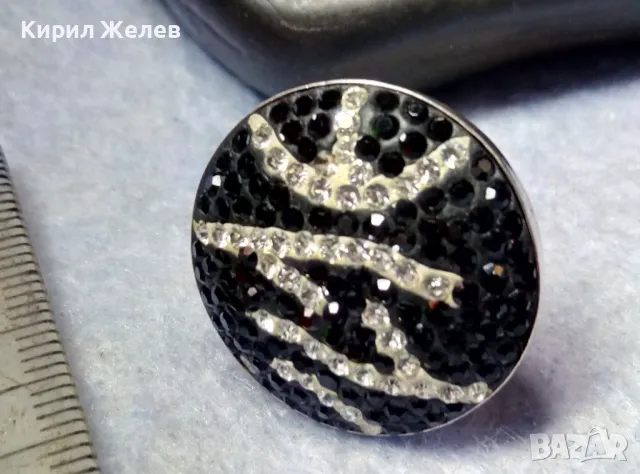 ОГРОМЕН СКЪПОЦЕНЕН СРЕБЪРЕН АРТ ПРЪСТЕН СРЕБРО 925 с БЛЕСТЯЩИ ФАСЕТИРАНИ МАРКАЗИТИ и ЦИРКОНИ 49280, снимка 7 - Пръстени - 49914903