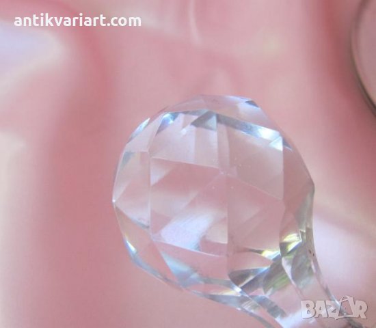 Стара Много голяма Кристална Гарафа, снимка 5 - Антикварни и старинни предмети - 26246489