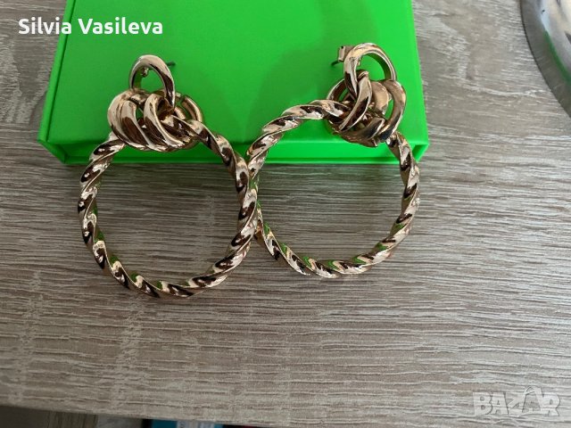 Халки в златисто, снимка 2 - Обеци - 44129788