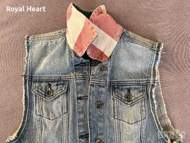 Нов! Дамски дънков елек Vans | S